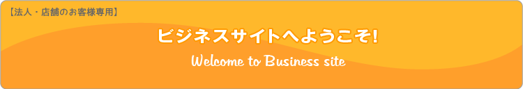 ビジネスサイトへようこそ